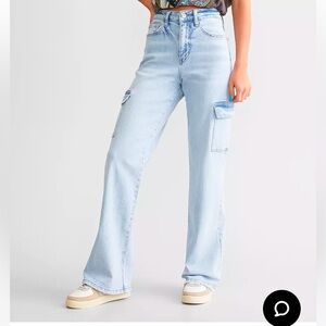 Vervet 90’s straight stretch cargo jean